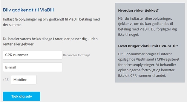 viabill - så nemt kommer du igang